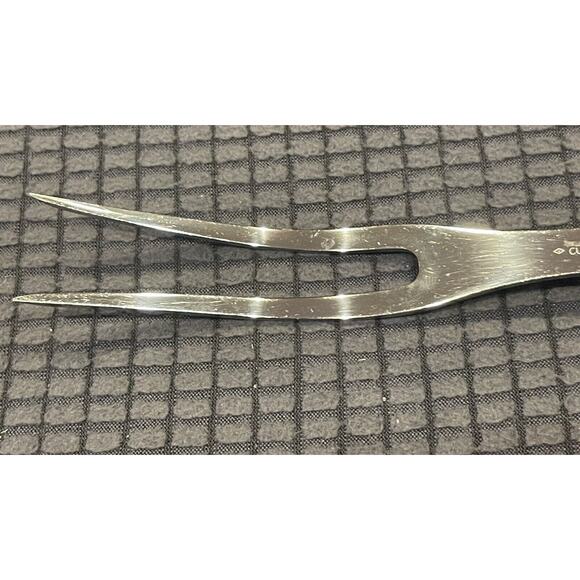 Cutco Carving Fork #1727 KM Stainless Classic Brown Handle USA - Picture 4 of 5